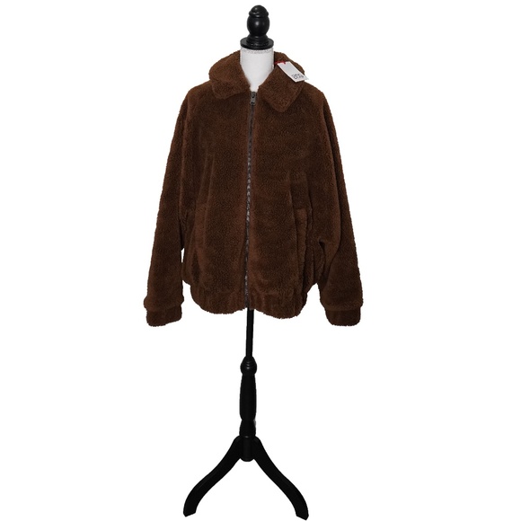 BDG Jackets & Blazers - BDG TEDDY JACKET